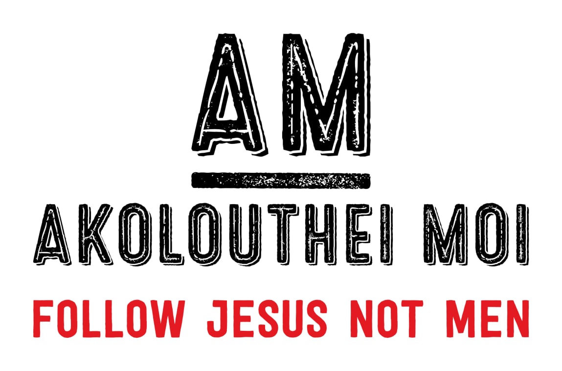 Follow Jesus not men